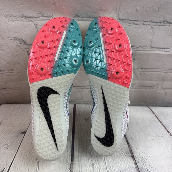 Sz 8 Nike Zoom Mamba 5 Track Shoe White Ombre Cleats AJ1697-100 Men’s New W/Bag - Picture 9 of 12